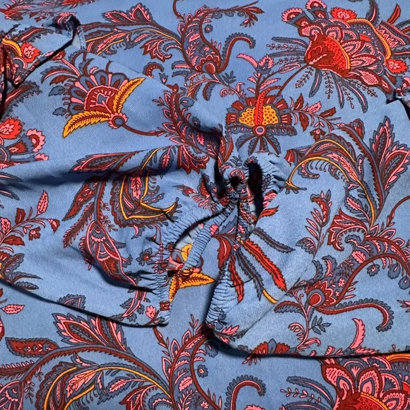 Pioneer Woman Ruffled Pintuck Blouse XL - Picture 7 of 11